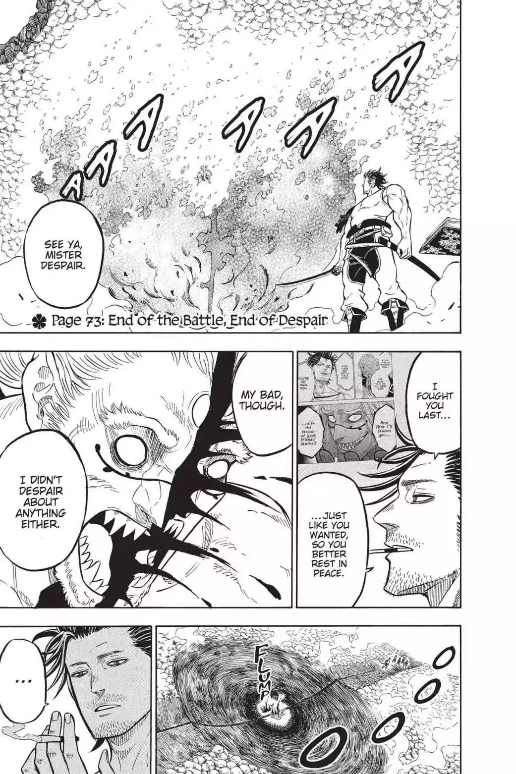 Read Black Clover Chapter 73 - Vol.9 Page 73: End of the Battle, End of Despair Online