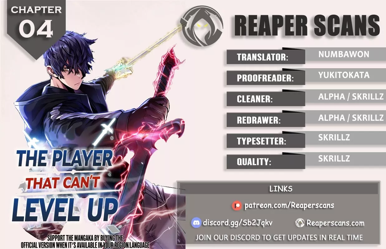 Read The Player That Can’t Level Up Chapter 4 Online