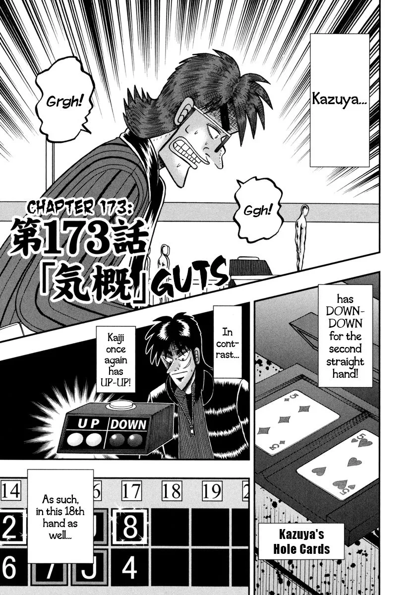 Read Gambling Outcast Kaiji: The One Poker Arc – Kaiji Part 5 Chapter 173 - Guts! Online