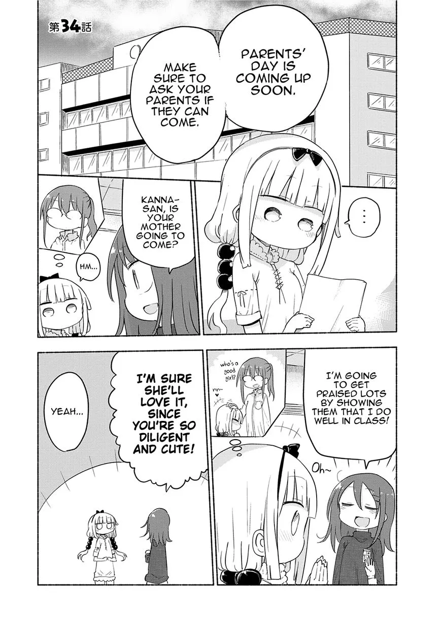 Read Kobayashi-san Chi no Maid Dragon Chapter 34 - Kanna and Parents' Day Online