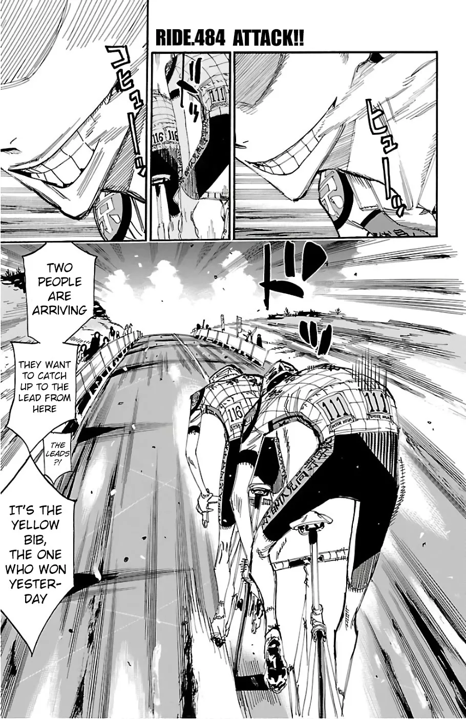 Read Yowamushi Pedal Chapter 484 - Attack!! Online