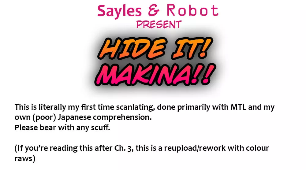 Read Kakushite! Makina-san!! (Official Colored) Chapter 1 - Makina-san Is Caught Out Online