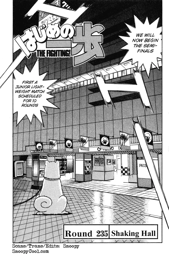 Read Hajime no Ippo Chapter 235 - Shaking Hall Online