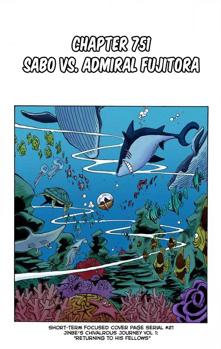 Read One Piece Chapter 751 - Sabo Vs. Admiral Fujitora Online