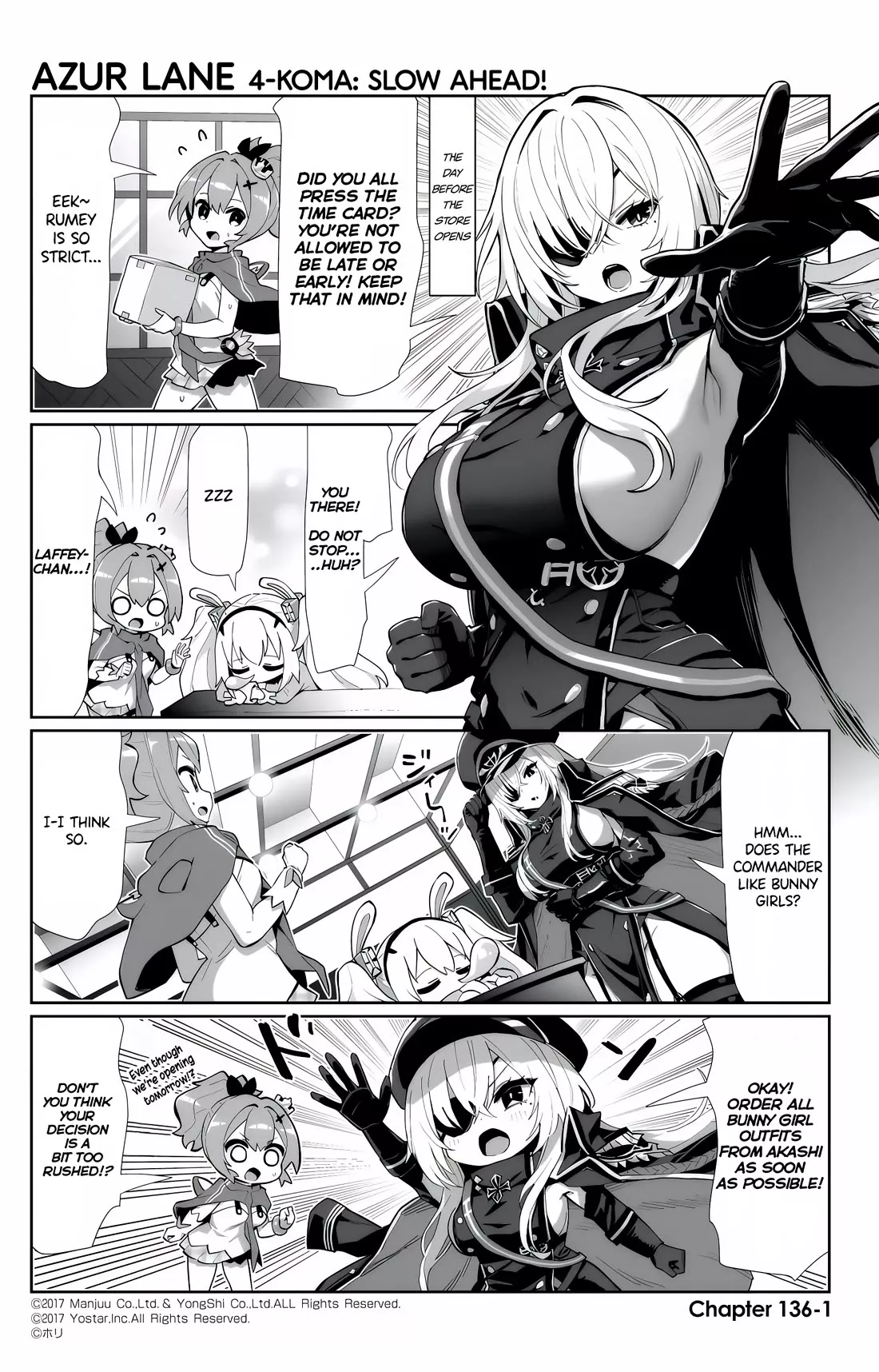 Read Azur Lane 4-koma: Slow Ahead Chapter 136 Online