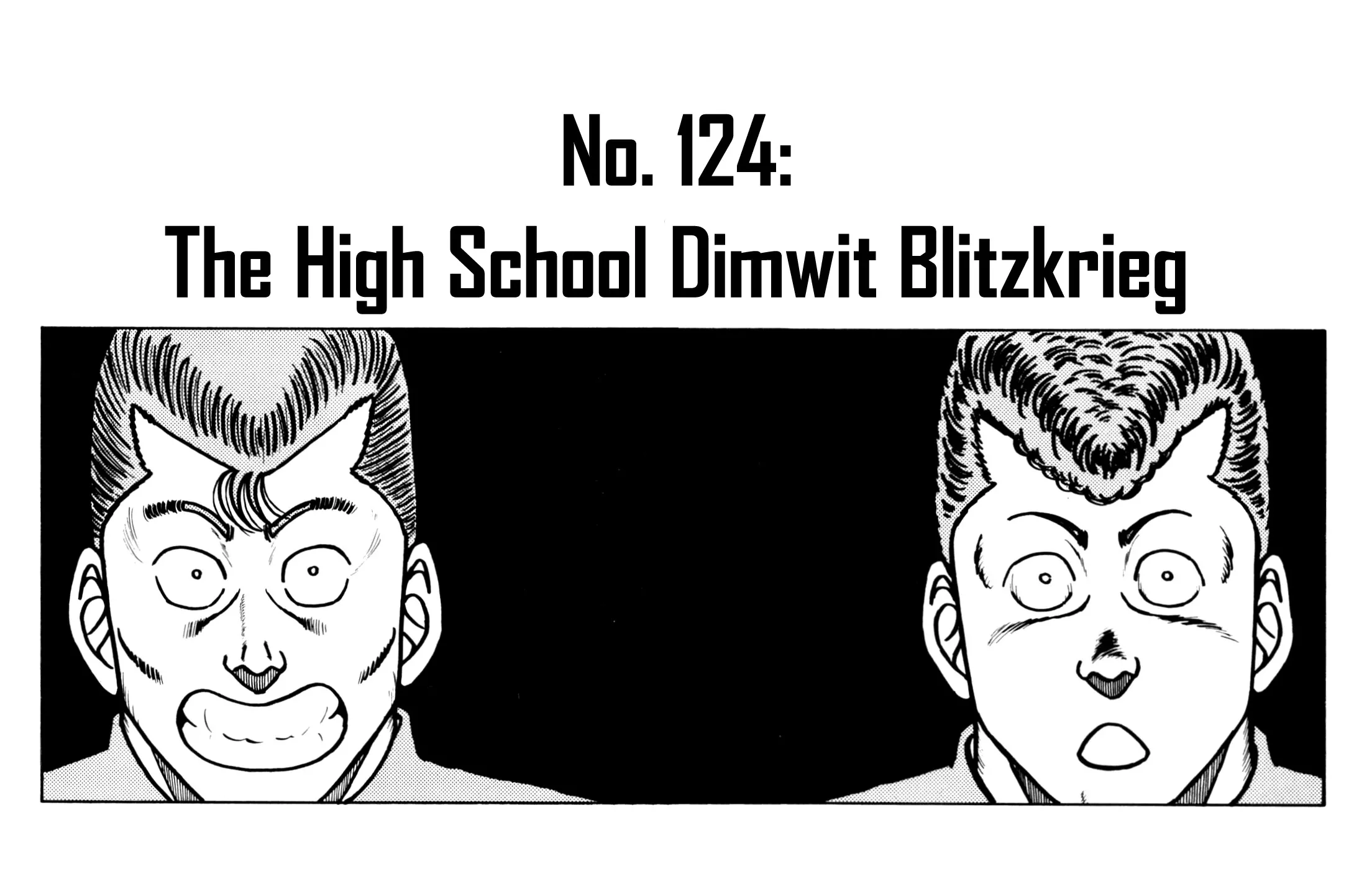 Read Be-Bop-Highschool Chapter 124 - The High School Dimwit Blitzkrieg Online