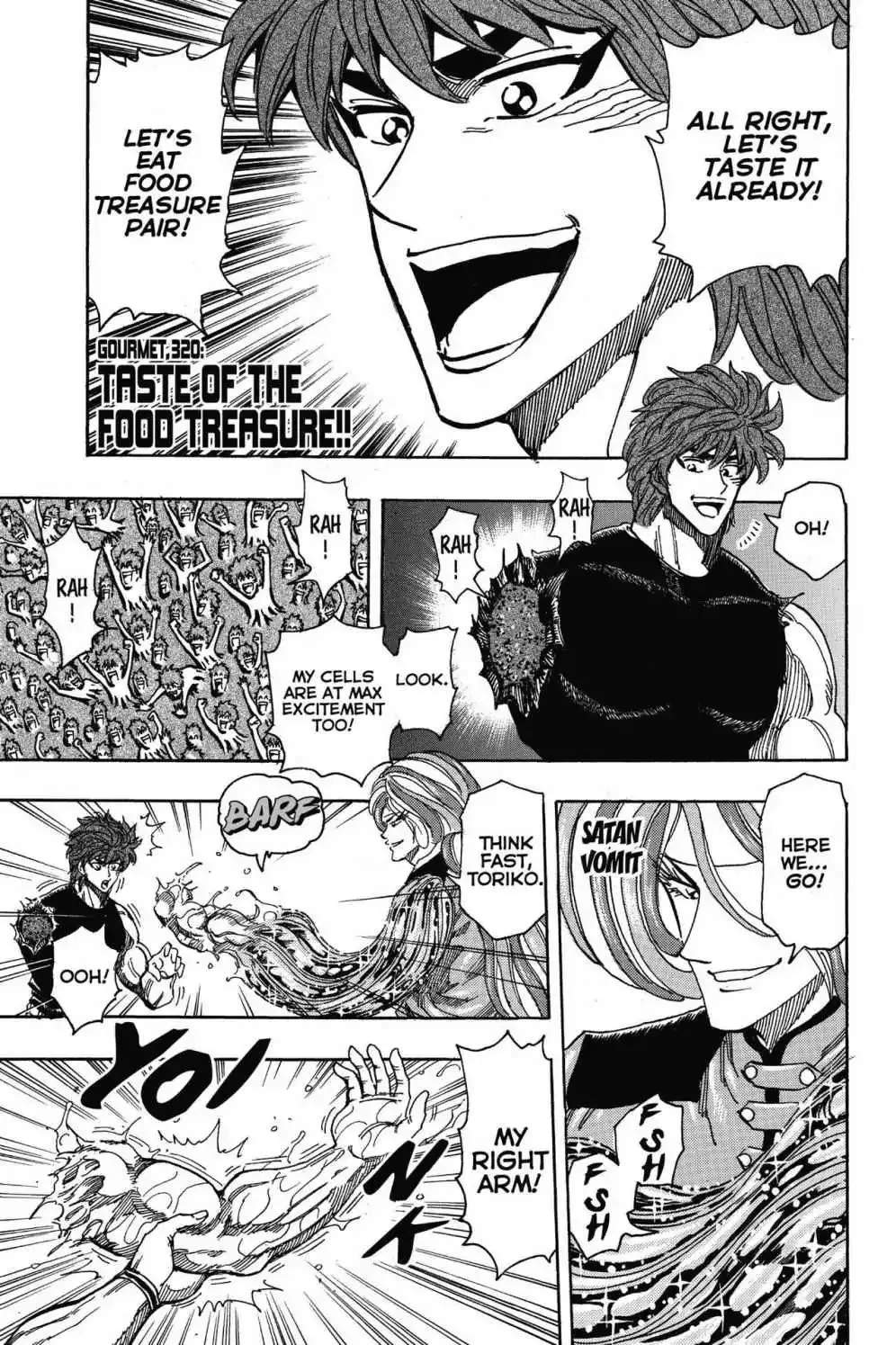 Read Toriko Chapter 320 - Vol.35 Gourmet 320: Taste of the Food Treasure!! Online