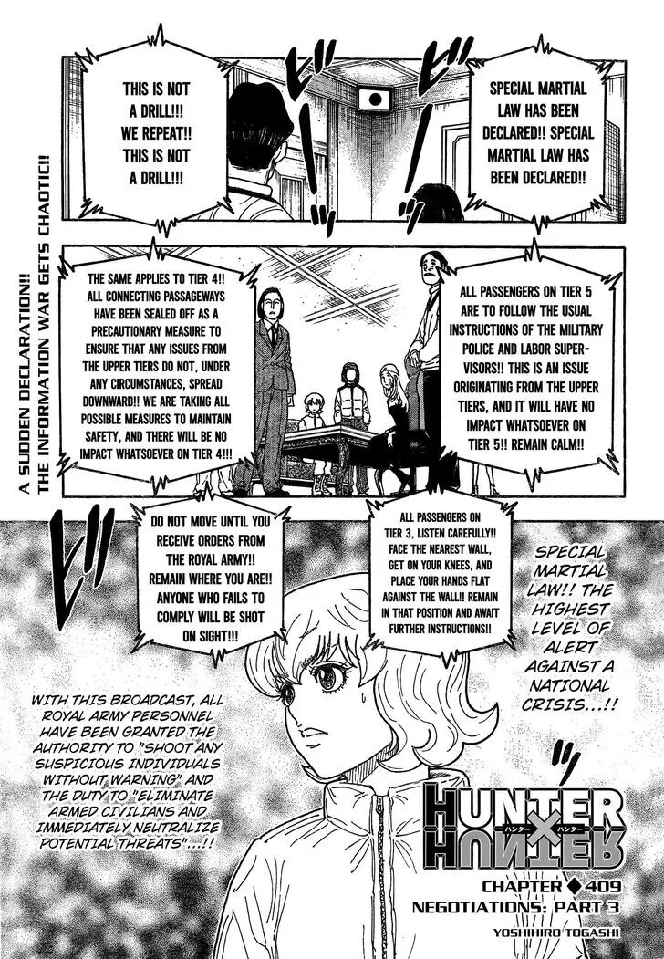 Read Hunter x Hunter Chapter 409 Online