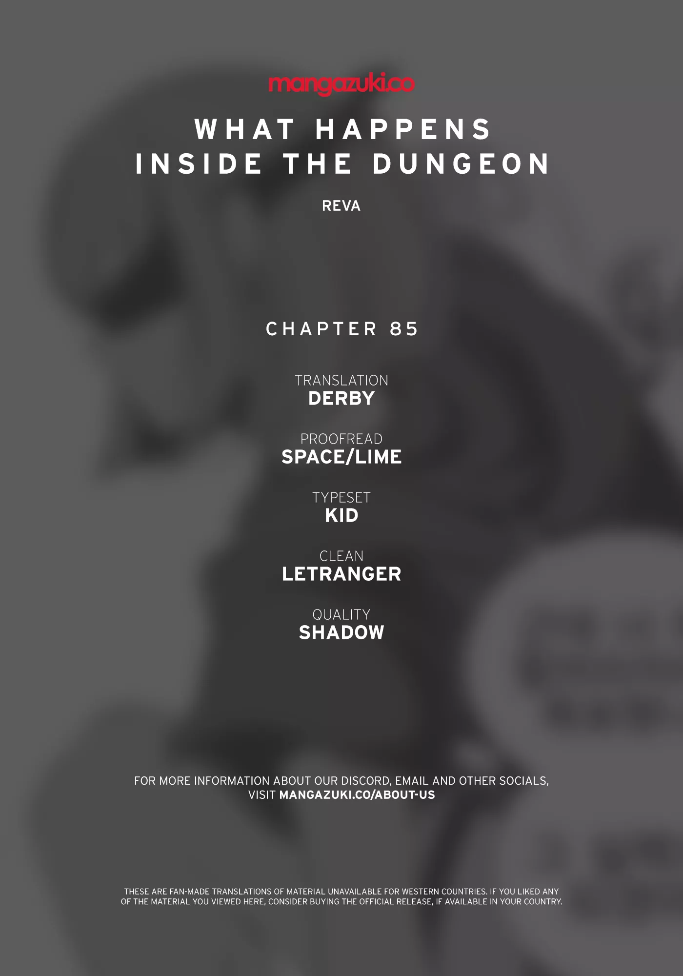 Read What Happens Inside the Dungeon Chapter 85 Online