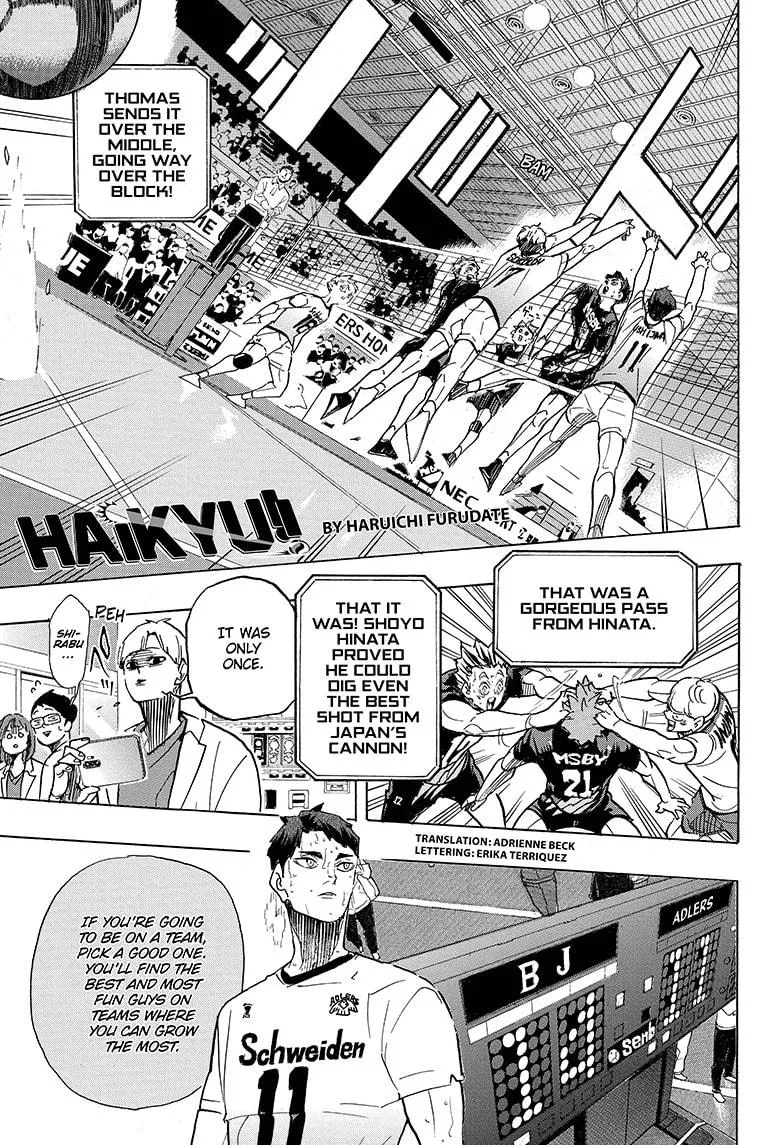 Read Haikyu!! Chapter 399 Online