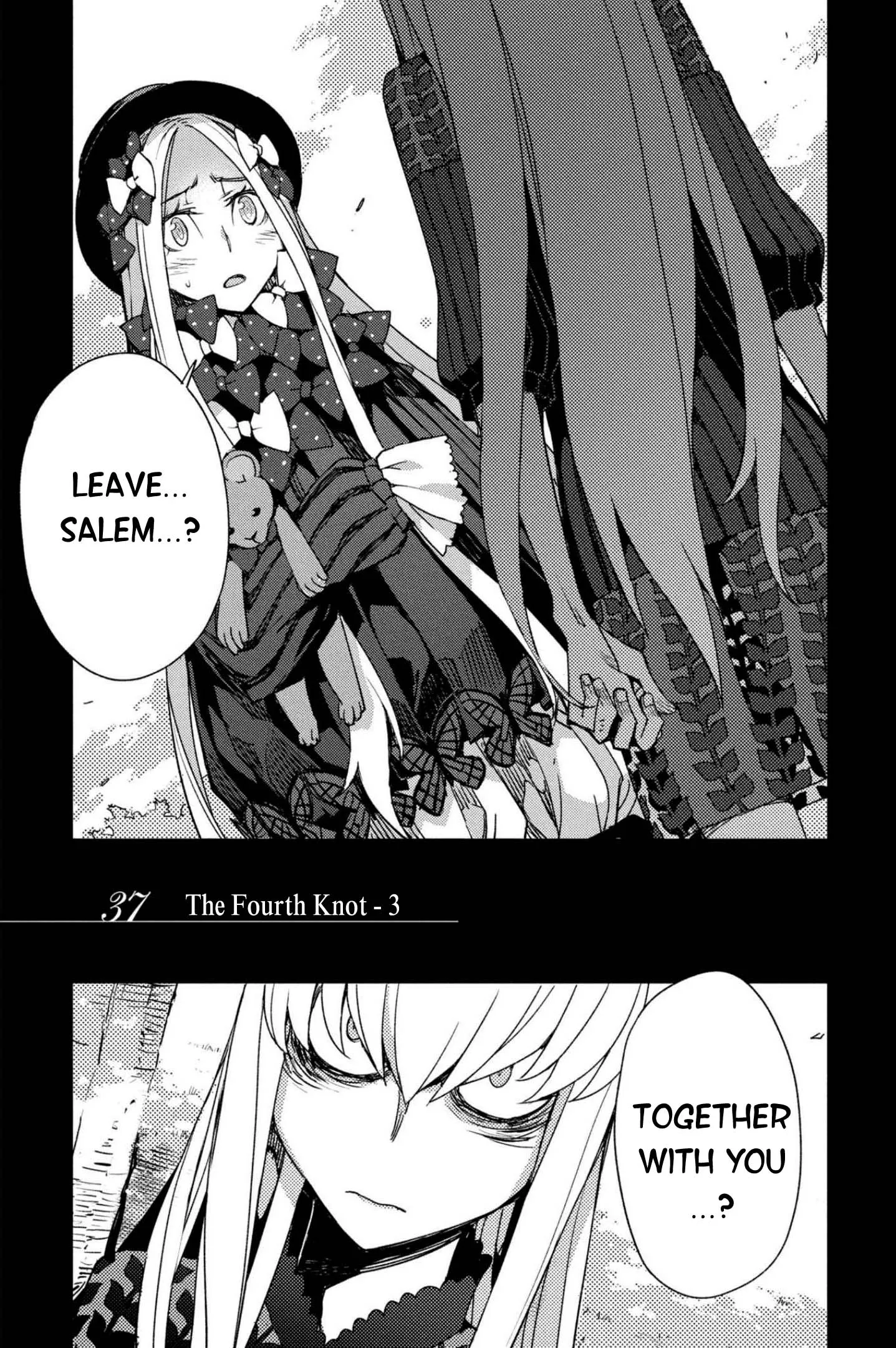 Read Fate/Grand Order -Epic of Remnant- Pseudo-Singularity IV: The Forbidden Advent Garden, Salem – Heretical Salem Chapter 37 - The Fourth Knot - 3 Online