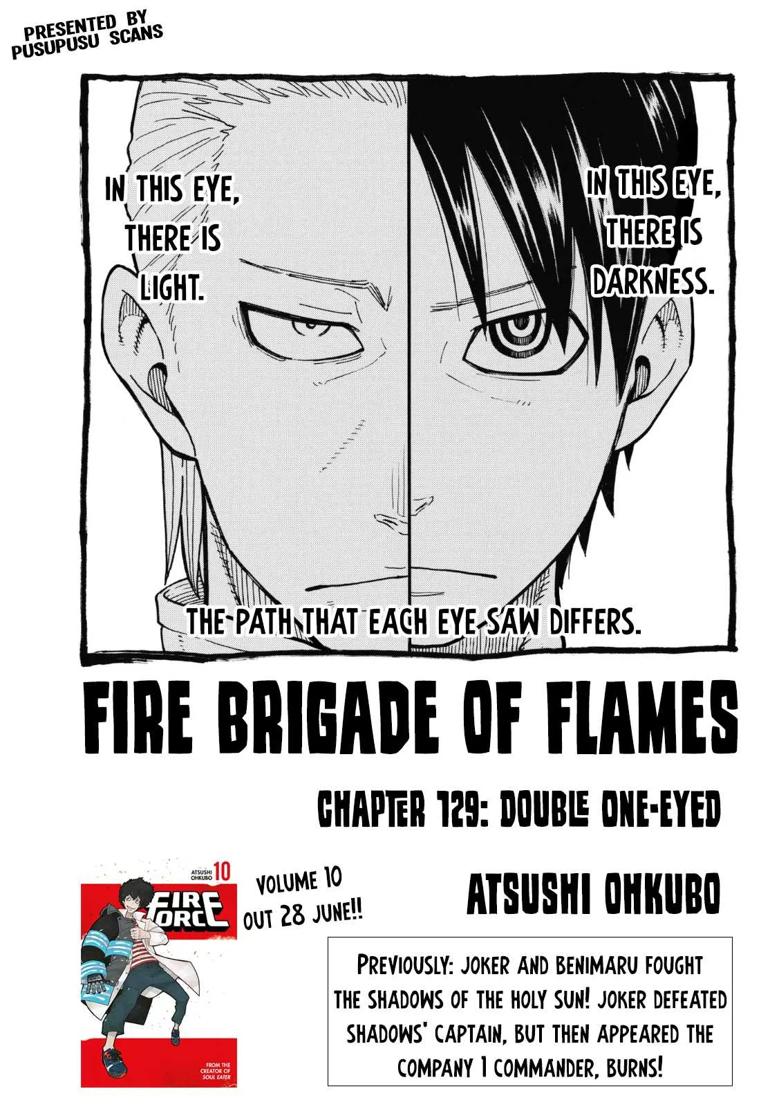 Read Enen no Shouboutai Chapter 129 - Double One-Eyed Online