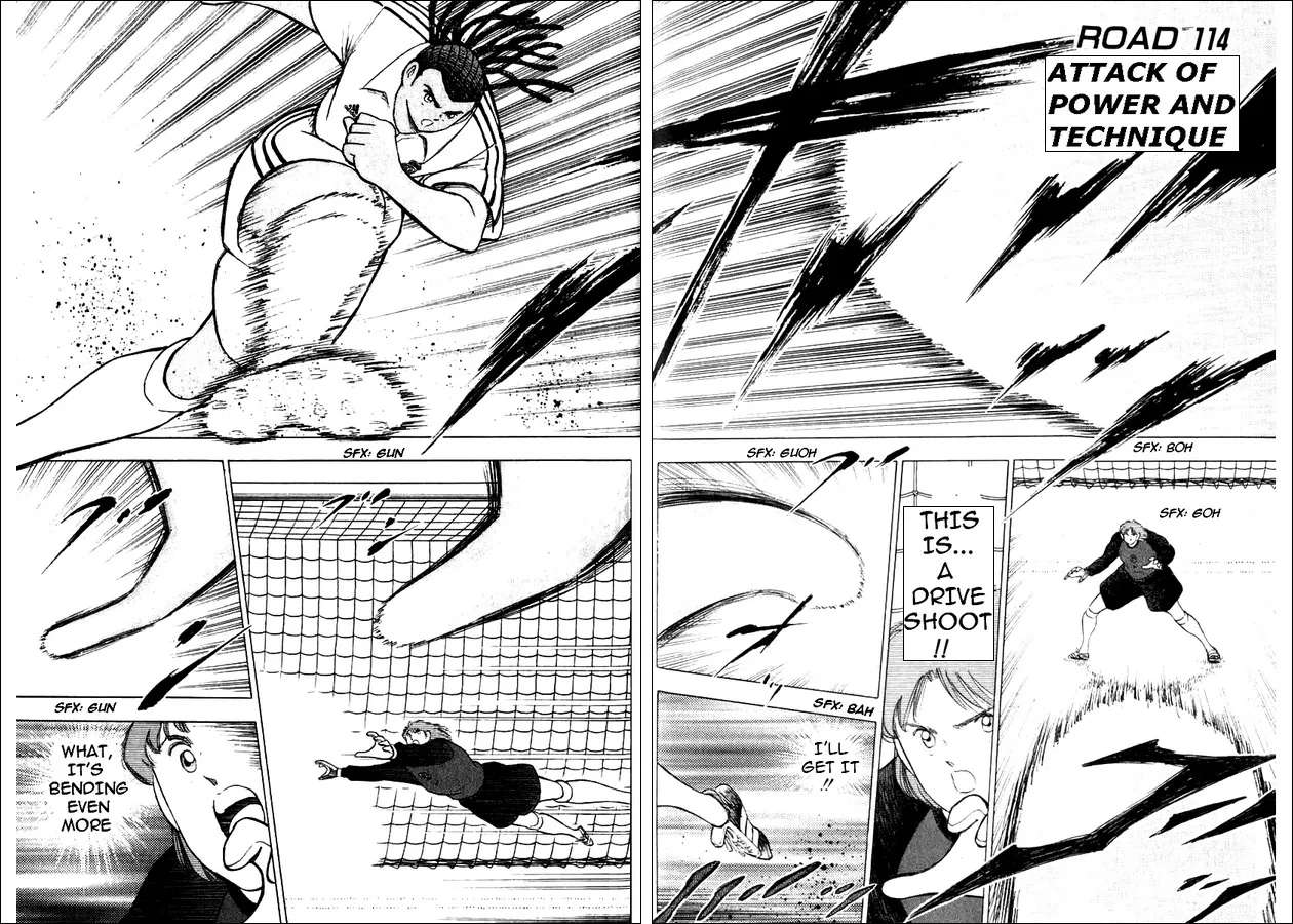 Read Captain Tsubasa Road to 2002 Chapter 114 - Attack of Power and Technique Online