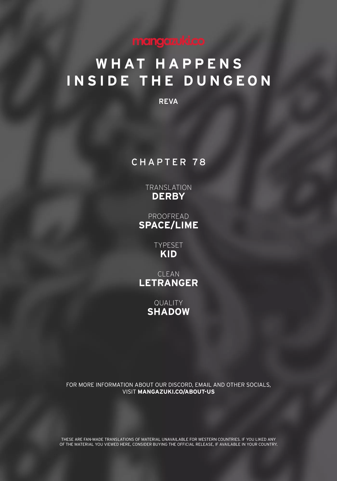 Read What Happens Inside the Dungeon Chapter 78 Online