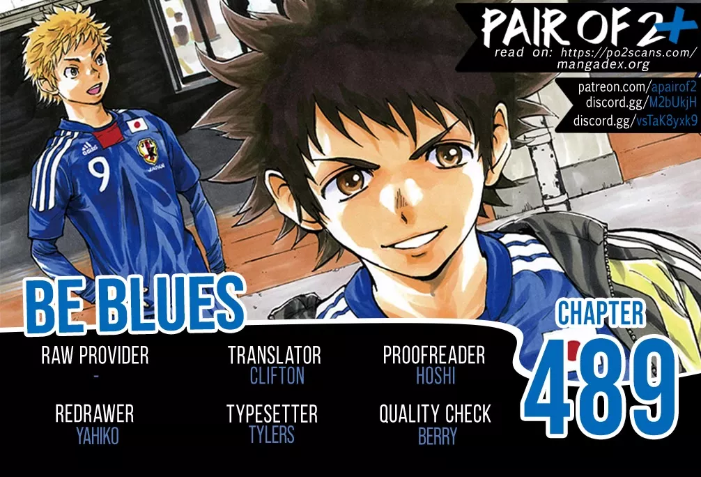 Read BE BLUES ~Ao ni nare~ Chapter 489 - The Final League Be Blue [END] Online