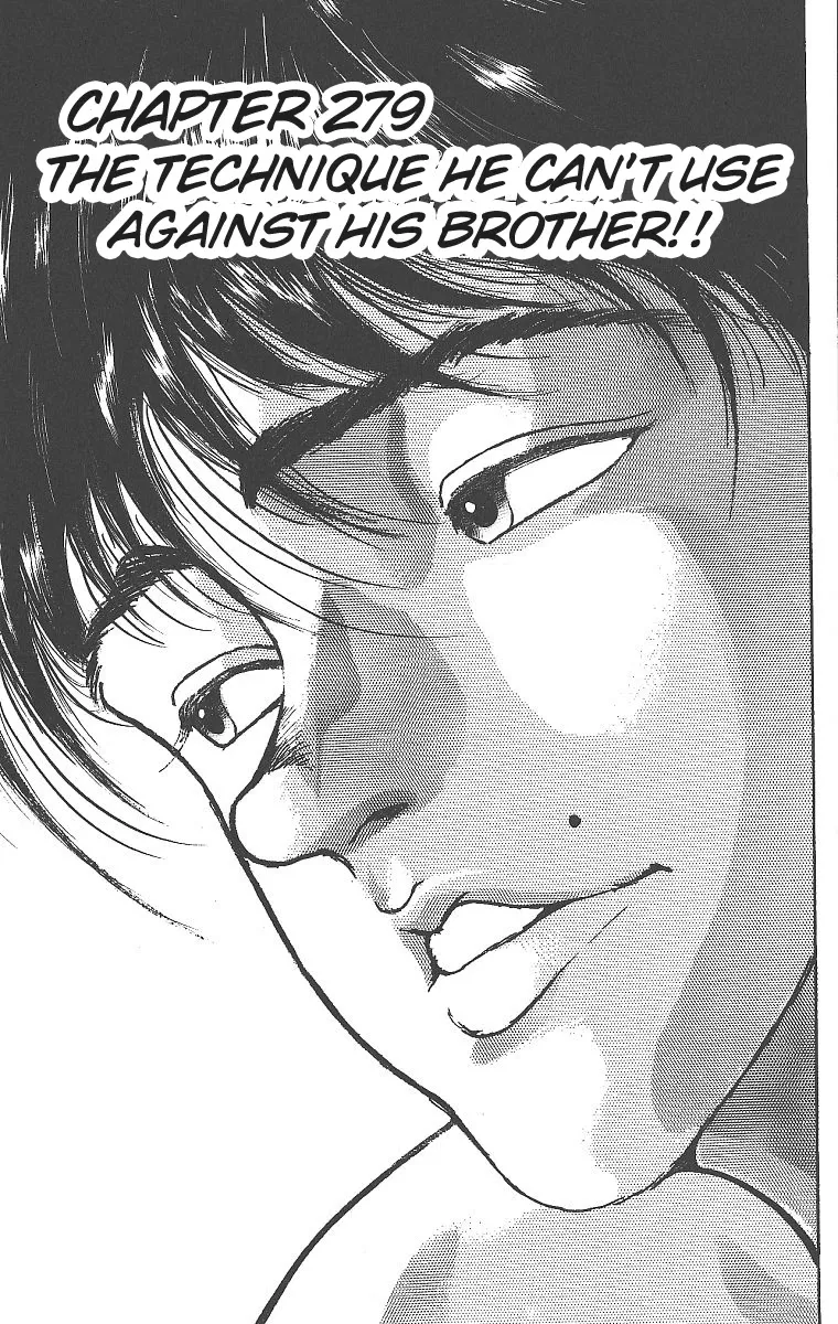 Read Grappler Baki Chapter 279 - The Technique He Can't Use Against His Brother Online