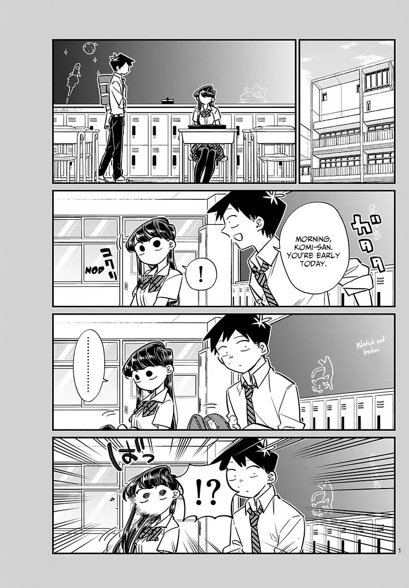 Read Komi-san wa Komyushou Desu Chapter 52 - There is something in your face...desu Online