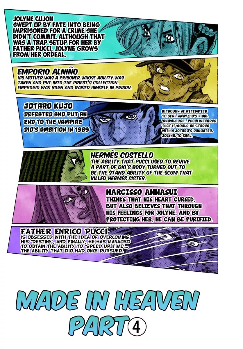 Read JoJo’s Bizarre Adventure Part 6: Stone Ocean Chapter 152 - Made In Heaven Part 4 Online