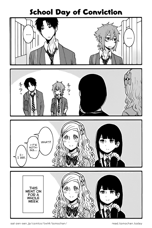 Read Tomo-chan wa Onna no ko! Chapter 289 - School Day Of Conviction Online
