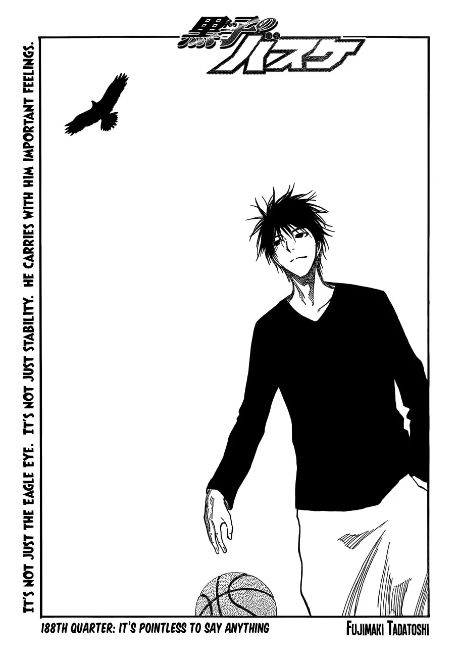 Read Kuroko no Basket Chapter 188 - It's pointless to say anything Online