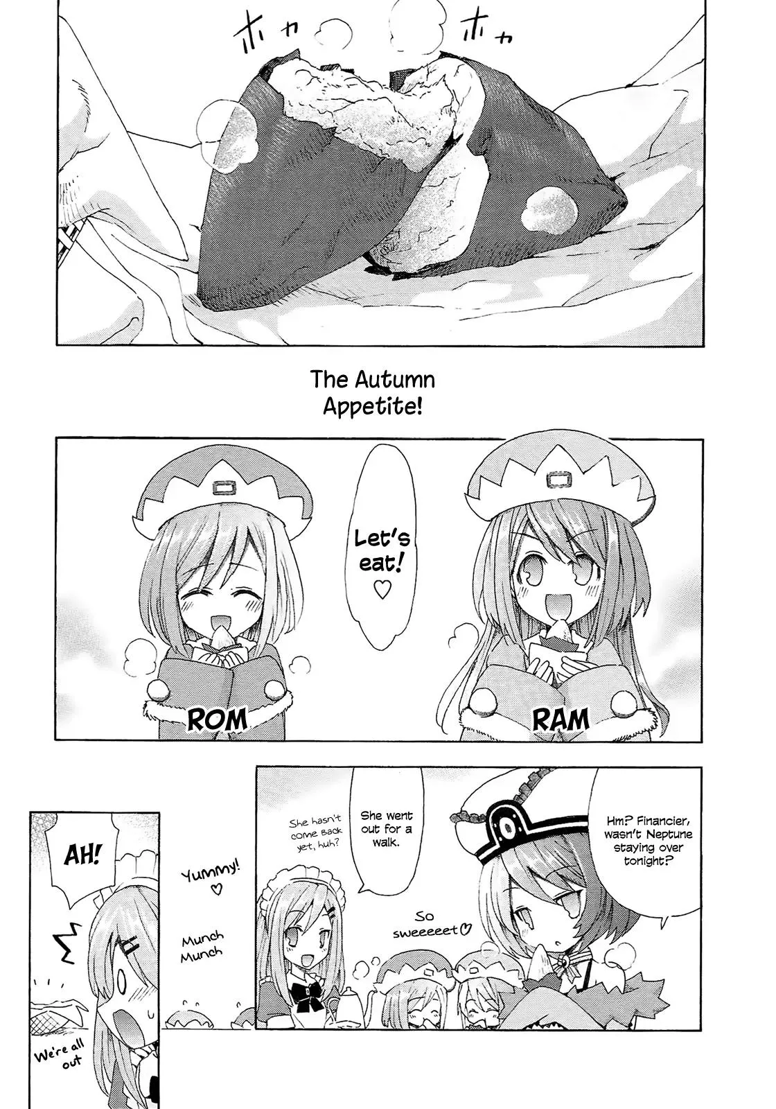 Read Choujigen Game Neptune – Megami Tsuushin Chapter 11 - Beware of Overeating! The Goddesses and the Autumn Appetite Online