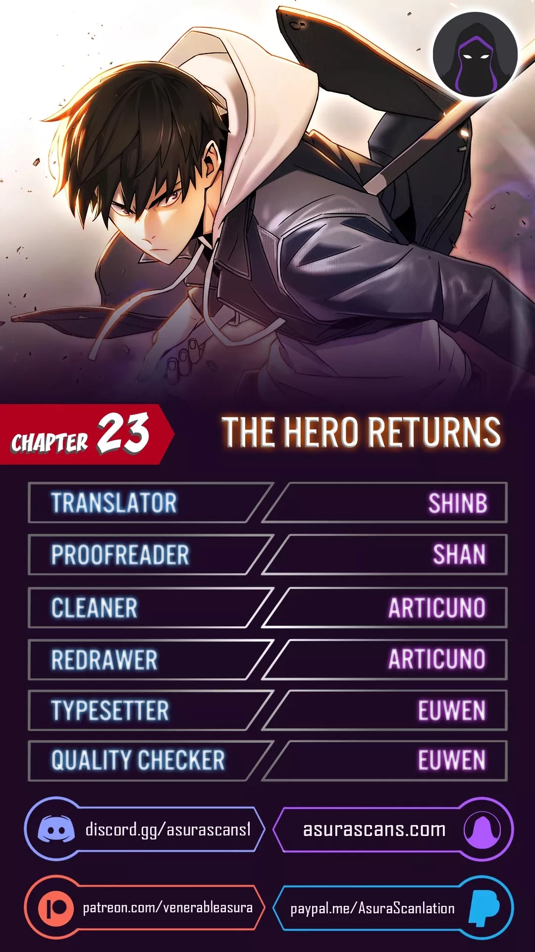 Read The Hero Returns Chapter 23 Online