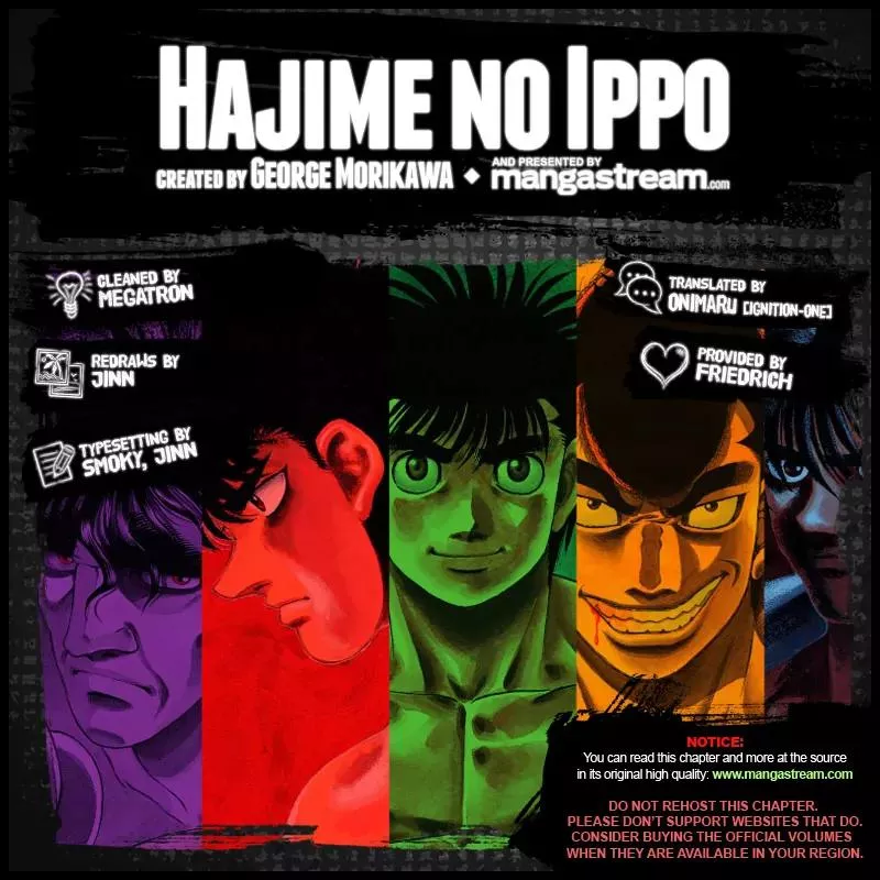 Read Hajime no Ippo Chapter 985 - The White Fang Returns Online