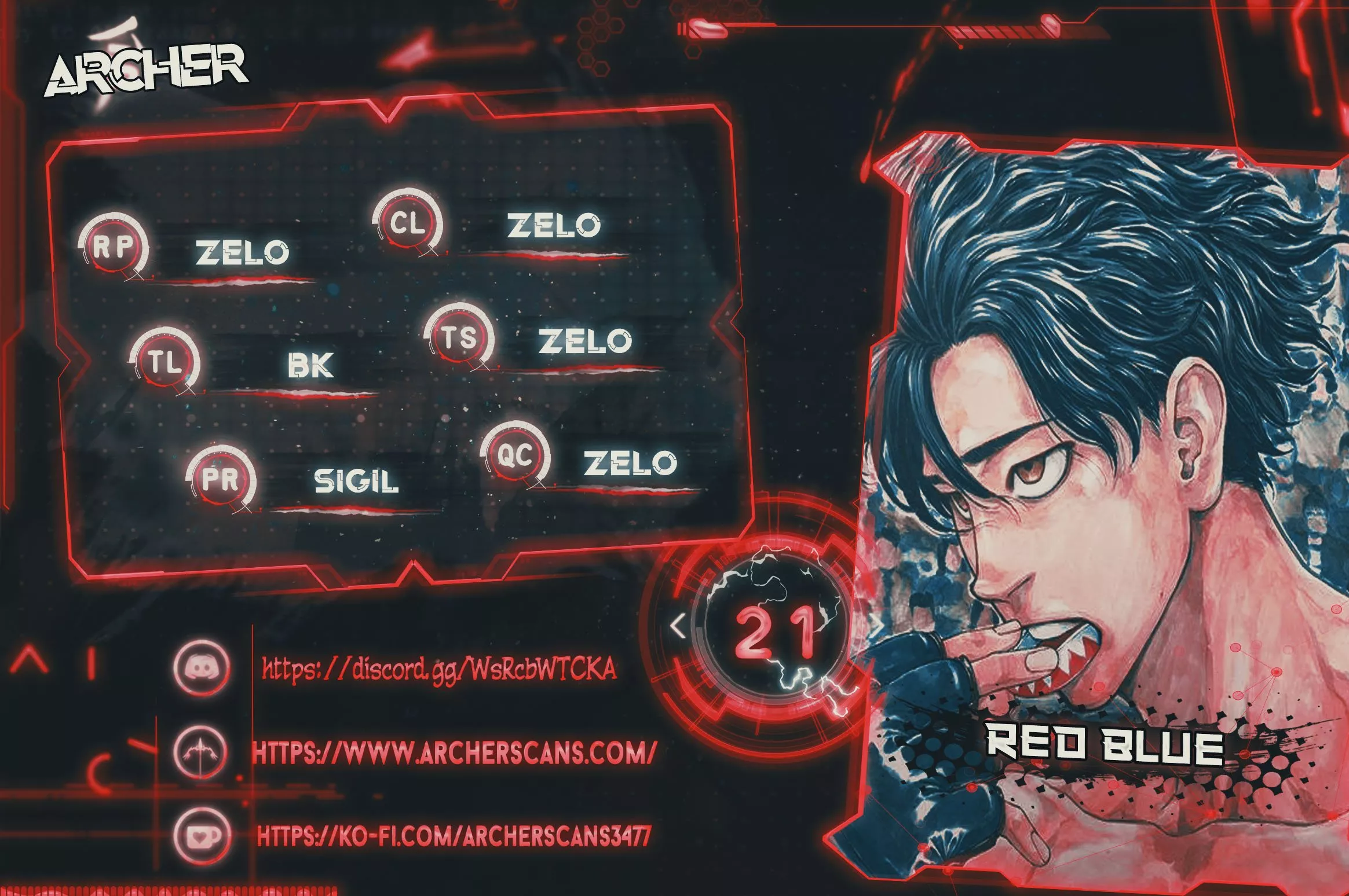 Read Red Blue Chapter 21 - The Sleeping Technician and the Rainy Ground Online