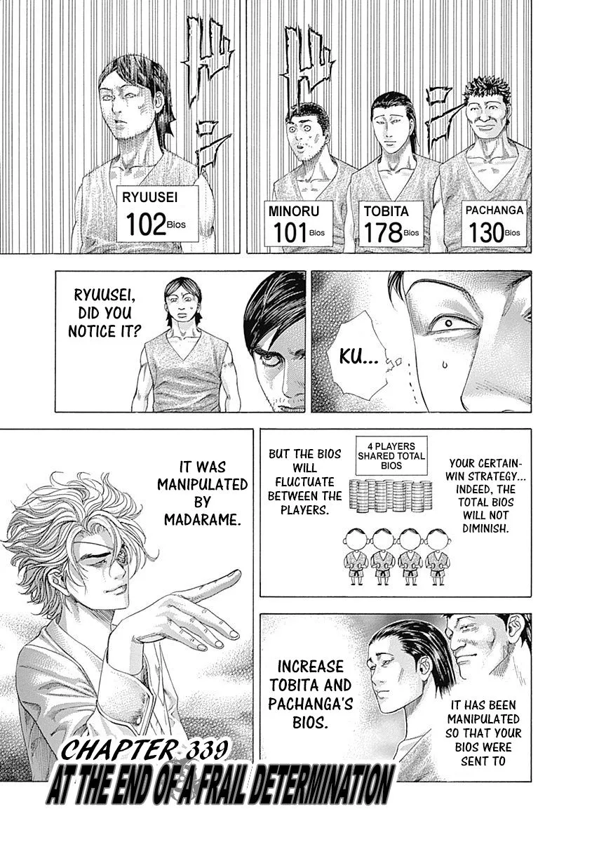 Read Usogui Chapter 339 - At The End Of A Frail Determination Online