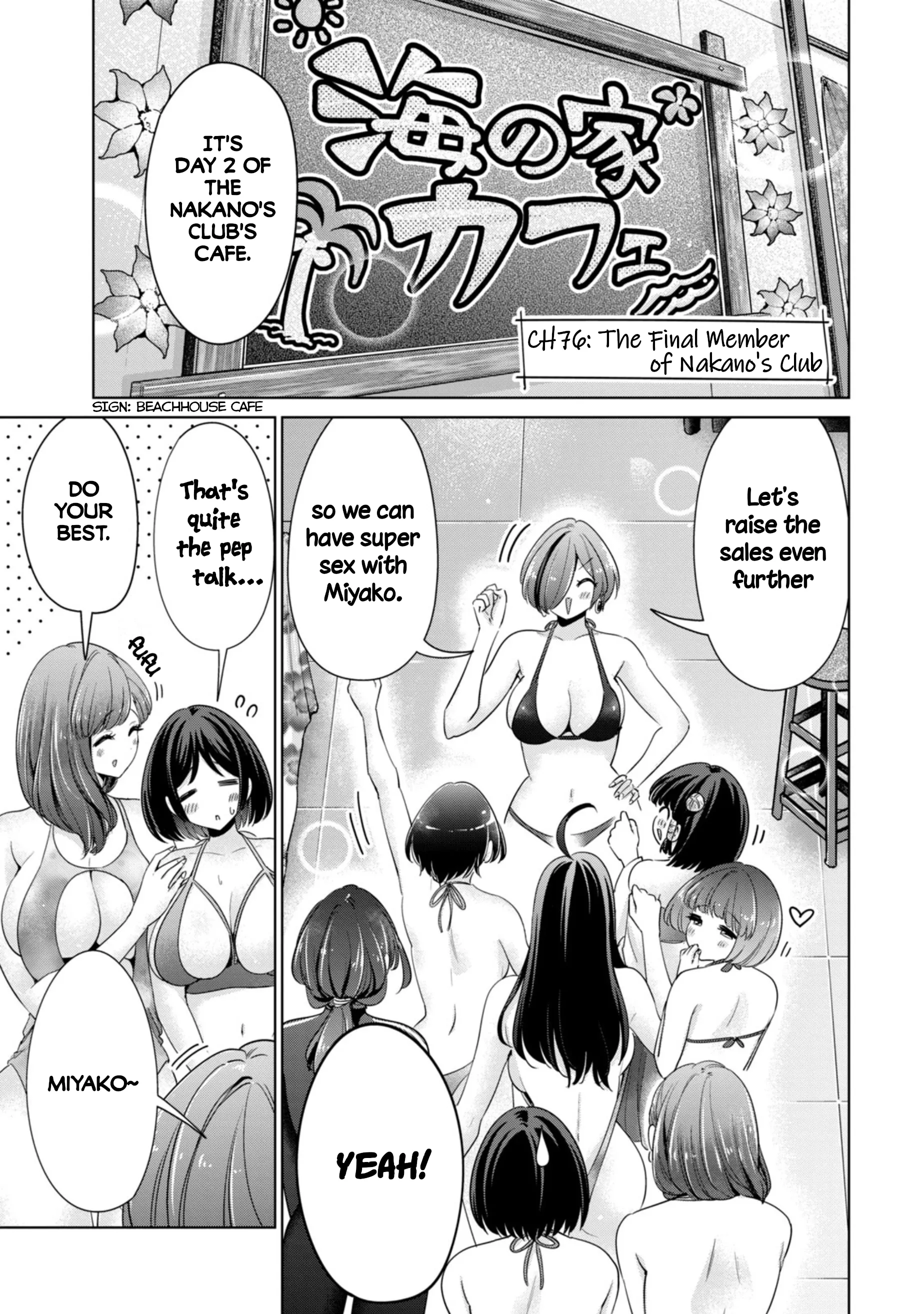 Read Tada de wa Dakaremasen Chapter 76 - The Final Member of Nakano's Club Online