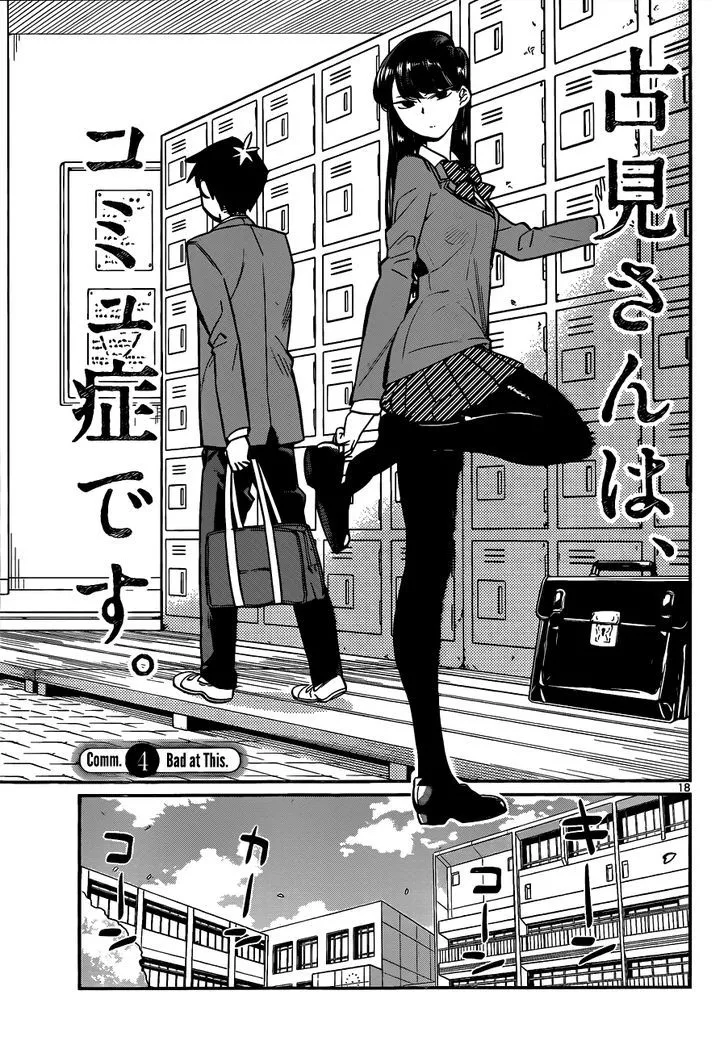 Read Komi-san wa Komyushou Desu Chapter 4 - Bad at This Online