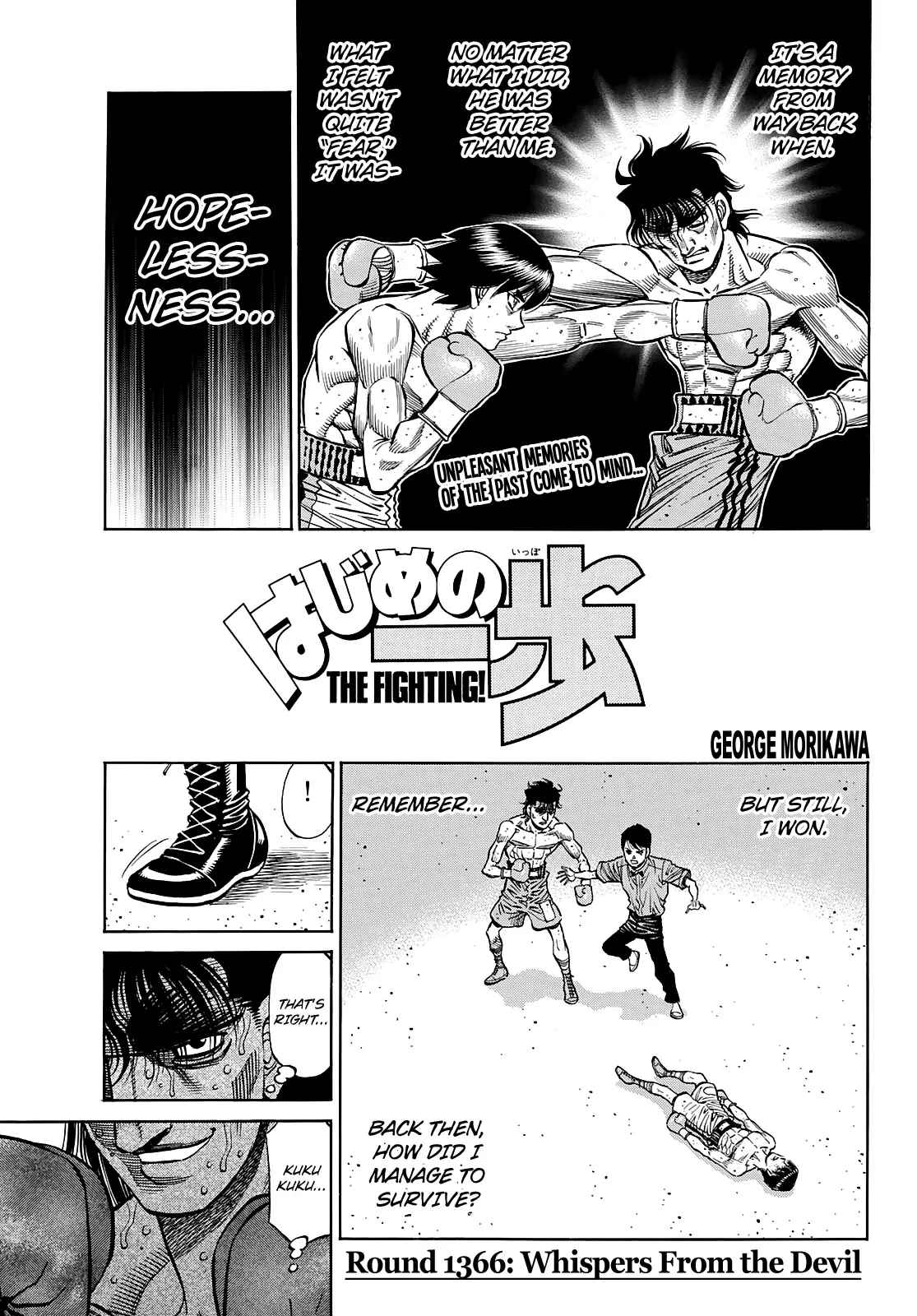 Read Hajime no Ippo Chapter 1366 - Whispers From The Devil Online