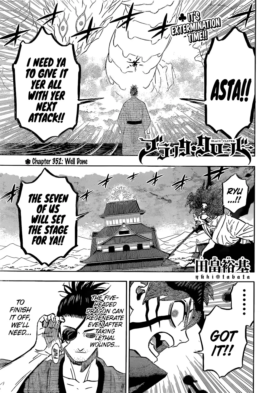 Read Black Clover Chapter 352 - Well done Online