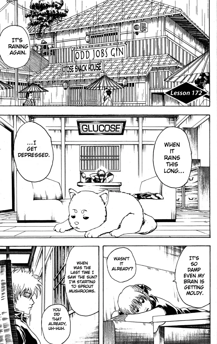 Read Gintama Chapter 172 - I Hate myself When I Forget the Vinyl Umbrella Even When There's One Hundred Percent Chance of Rain Online