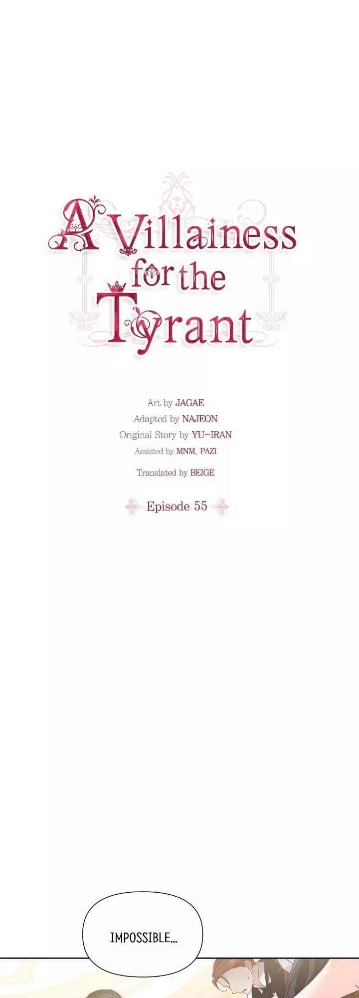 Read A Villainess for the Tyrant Chapter 55 Online