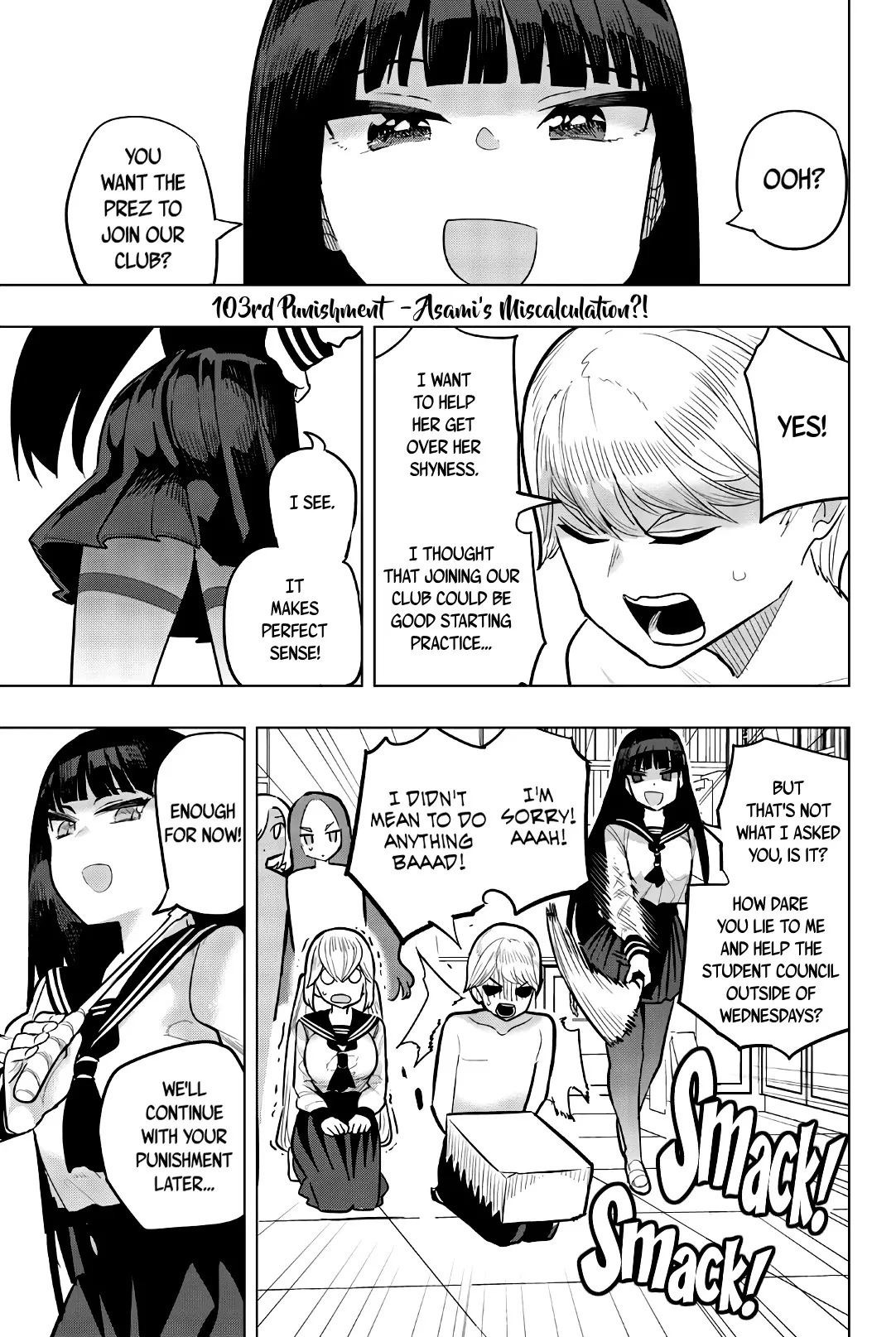 Read Houkago no Goumon Shoujo Chapter 103 - Asami's Miscalculation!? Online