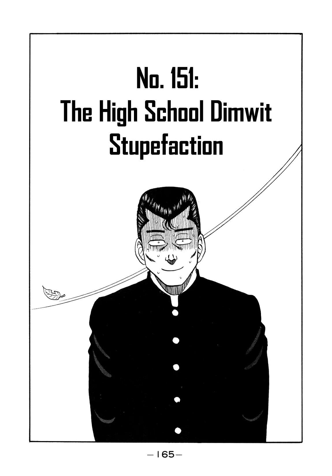 Read Be-Bop-Highschool Chapter 151 - The High School Dimwit Stupefaction Online