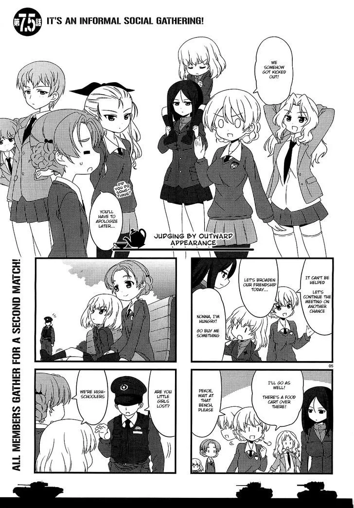 Read Girls & Panzer – Motto Love Love Sakusen desu! Chapter 7.5 - It's the Melancholy of Nina! Online