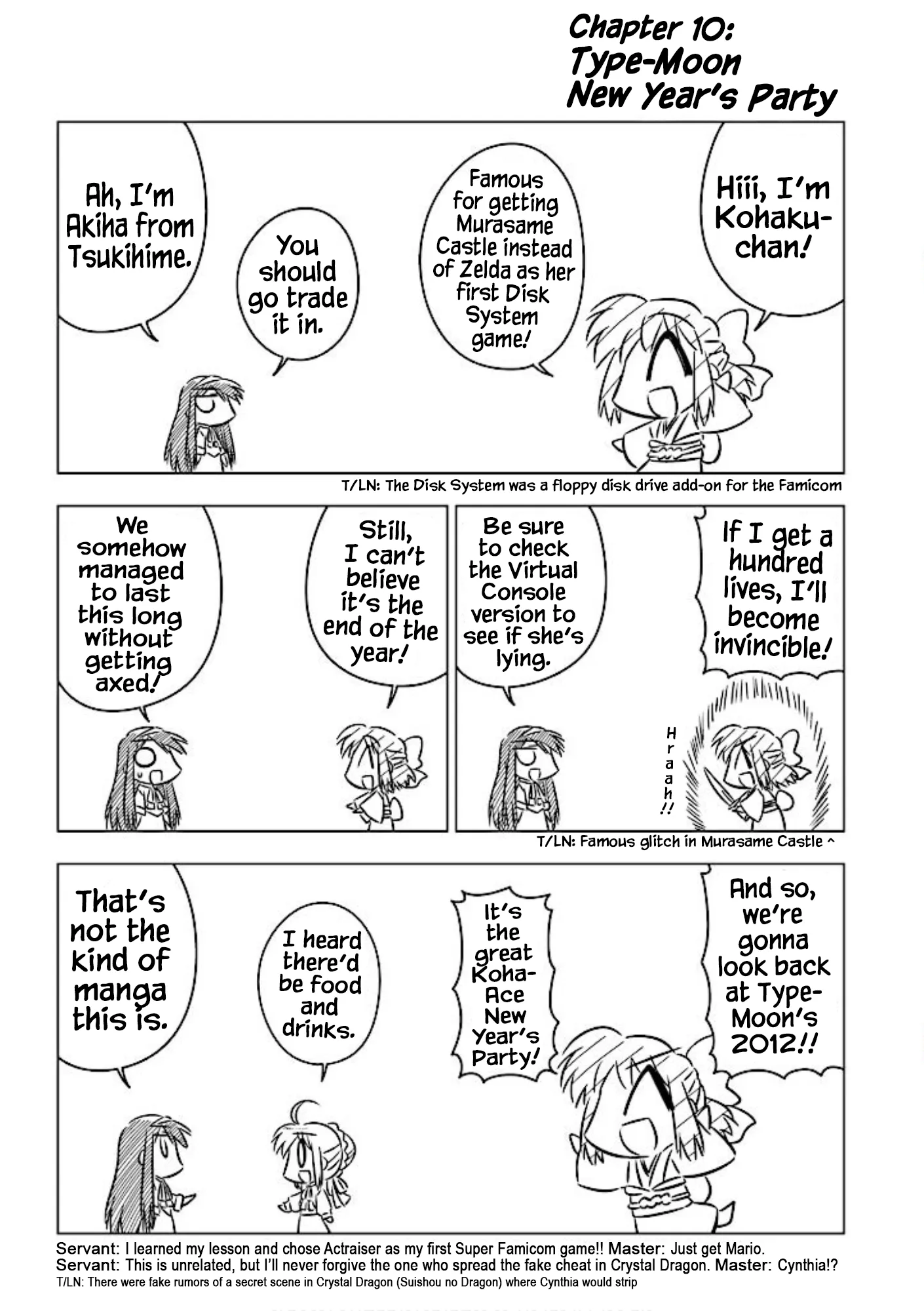 Read Koha-Ace+ Chapter 10 - Type-Moon New Year's Party Online
