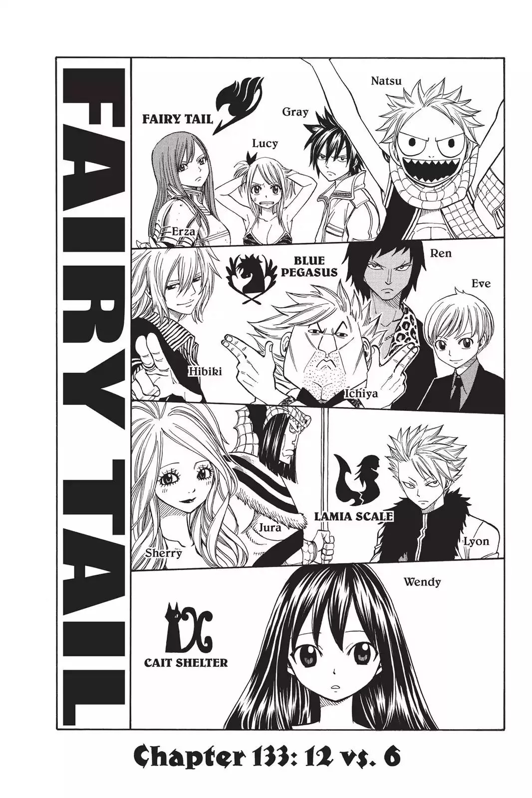 Read Fairy Tail Chapter 133 - 12 Vs. 6 Online