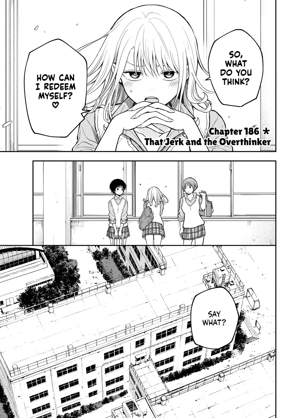 Read My Charms Are Wasted On Kuroiwa Medaka Chapter 186 - That Jerk and the Overthinker Online