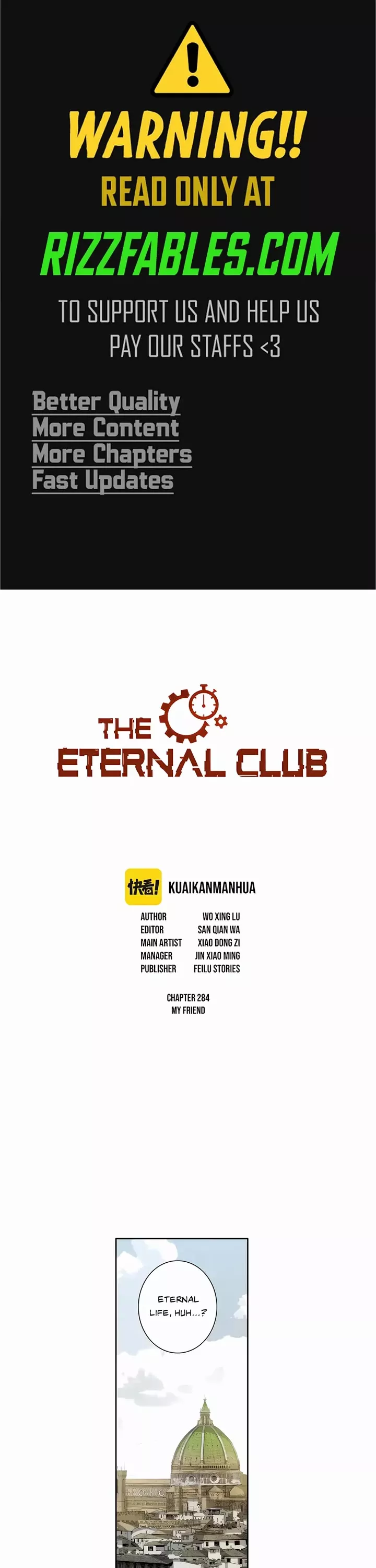 Read Eternal Club Chapter 284 Online