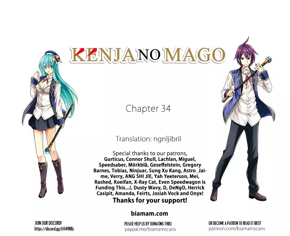 Read Kenja no Mago Chapter 34 Online