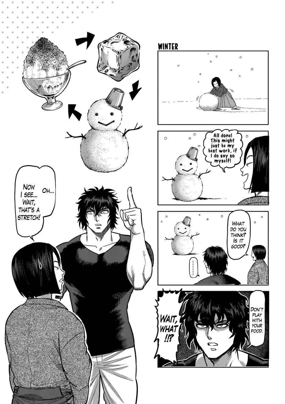 Read Kengan Ashura Chapter 236.5 - 4-Panel Extras (6) Online