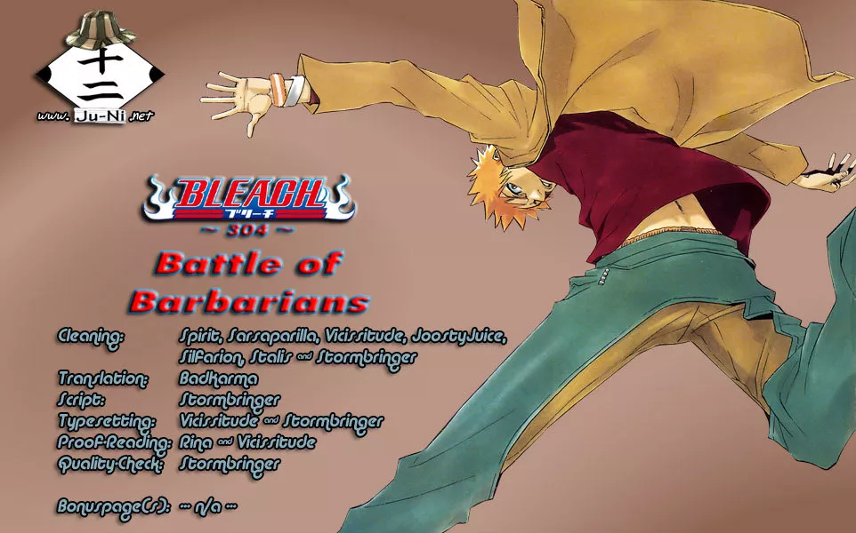 Read Bleach Chapter 304 - Battle of the Barbarians Online