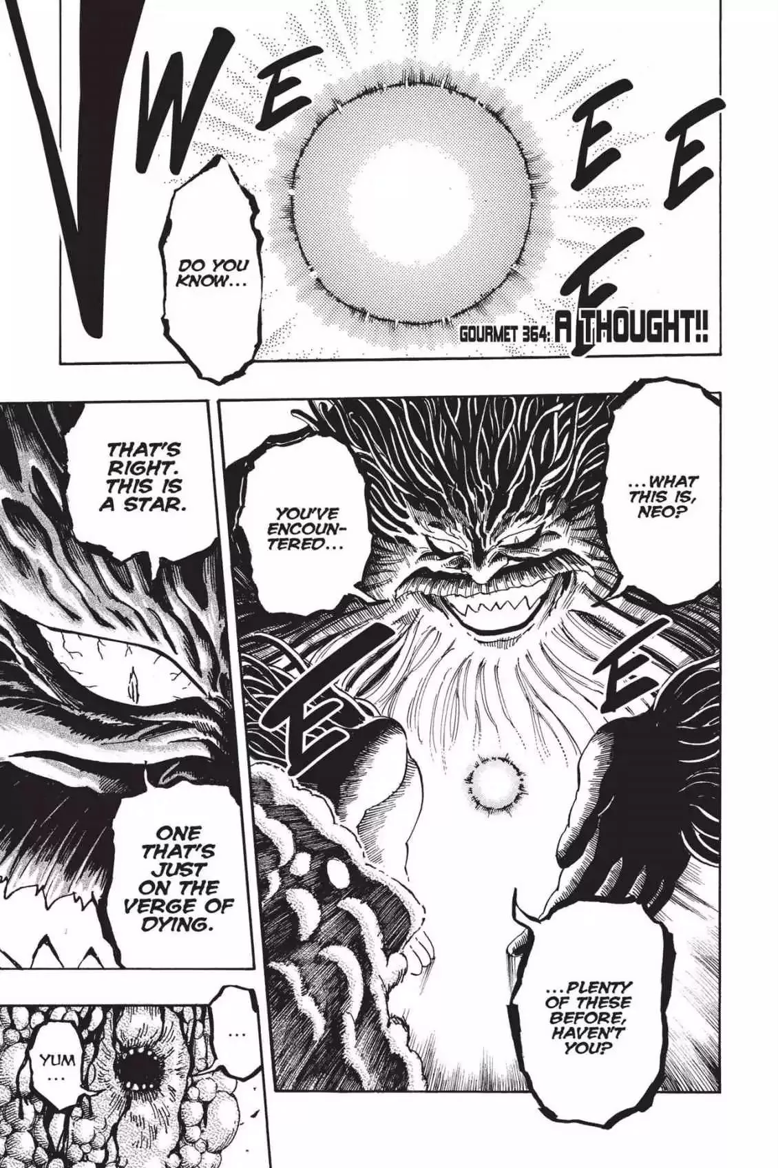 Read Toriko Chapter 364 - Vol.40 Gourmet 364: A Thought!! Online