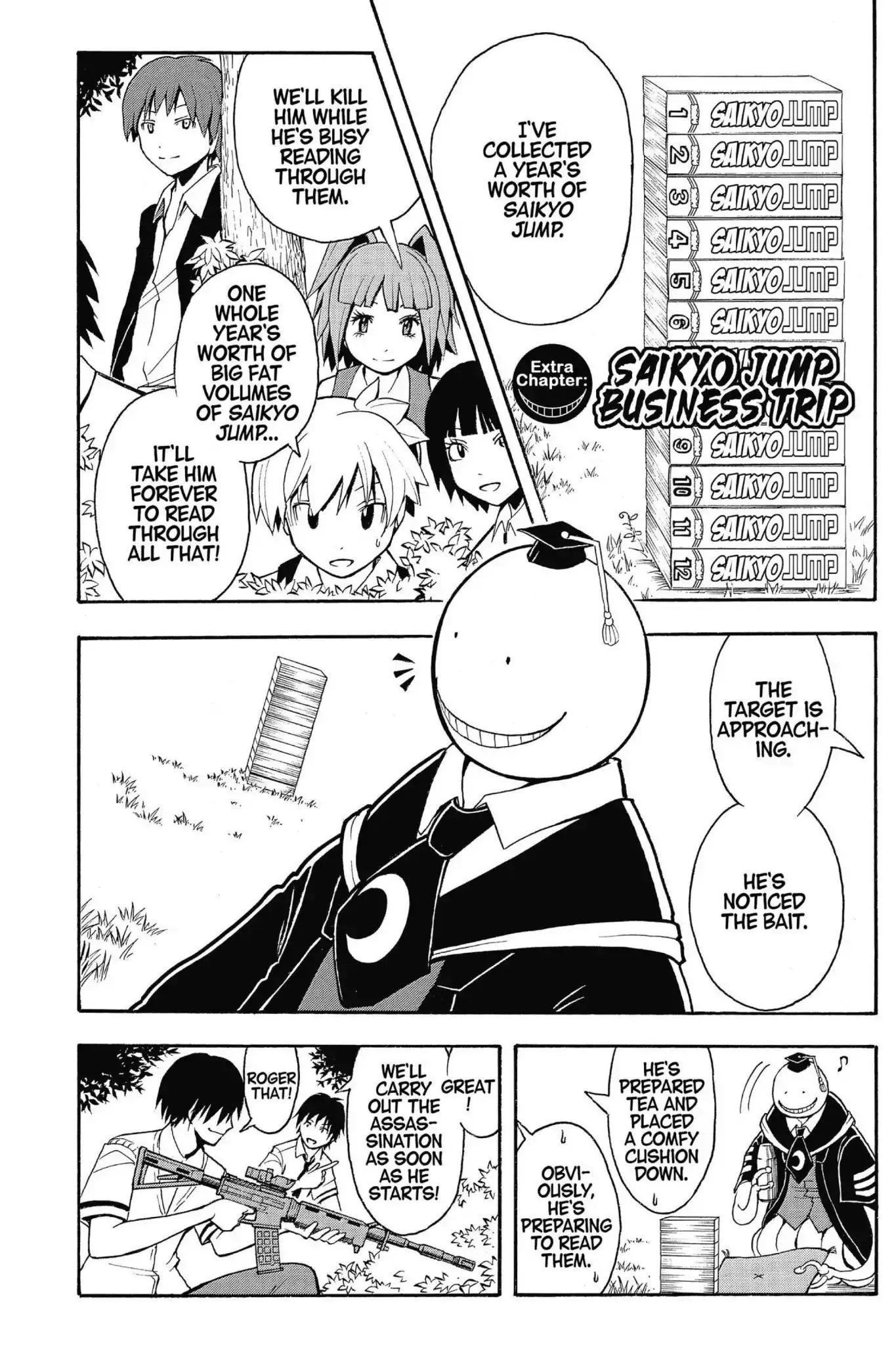 Read Ansatsu Kyoushitsu Chapter 88.5 - Saikyo Jump Business Trip Online