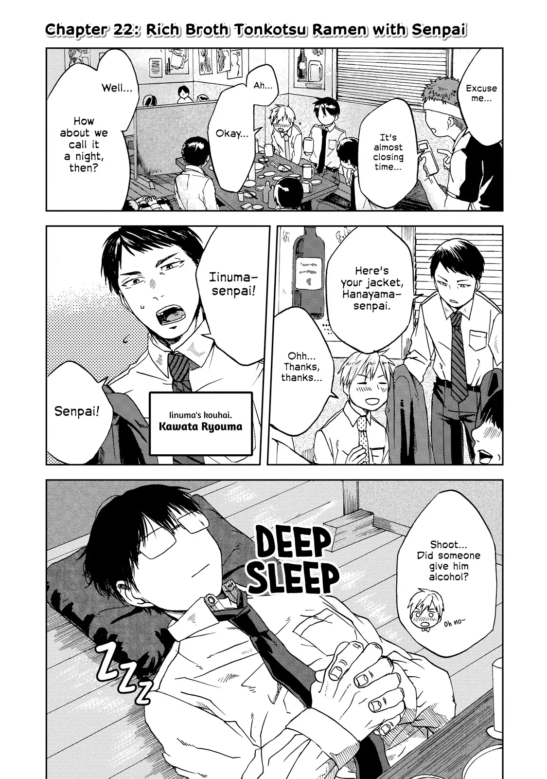 Read Meshinuma Chapter 22 - Rich Broth Tonkotsu Ramen with Senpai Online