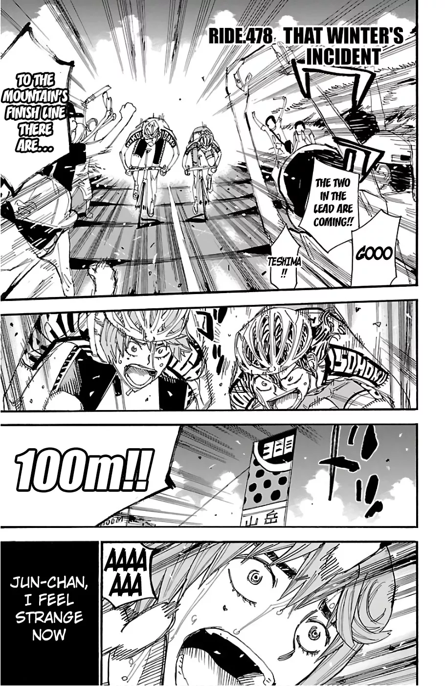 Read Yowamushi Pedal Chapter 478 - That Winter's Incident Online