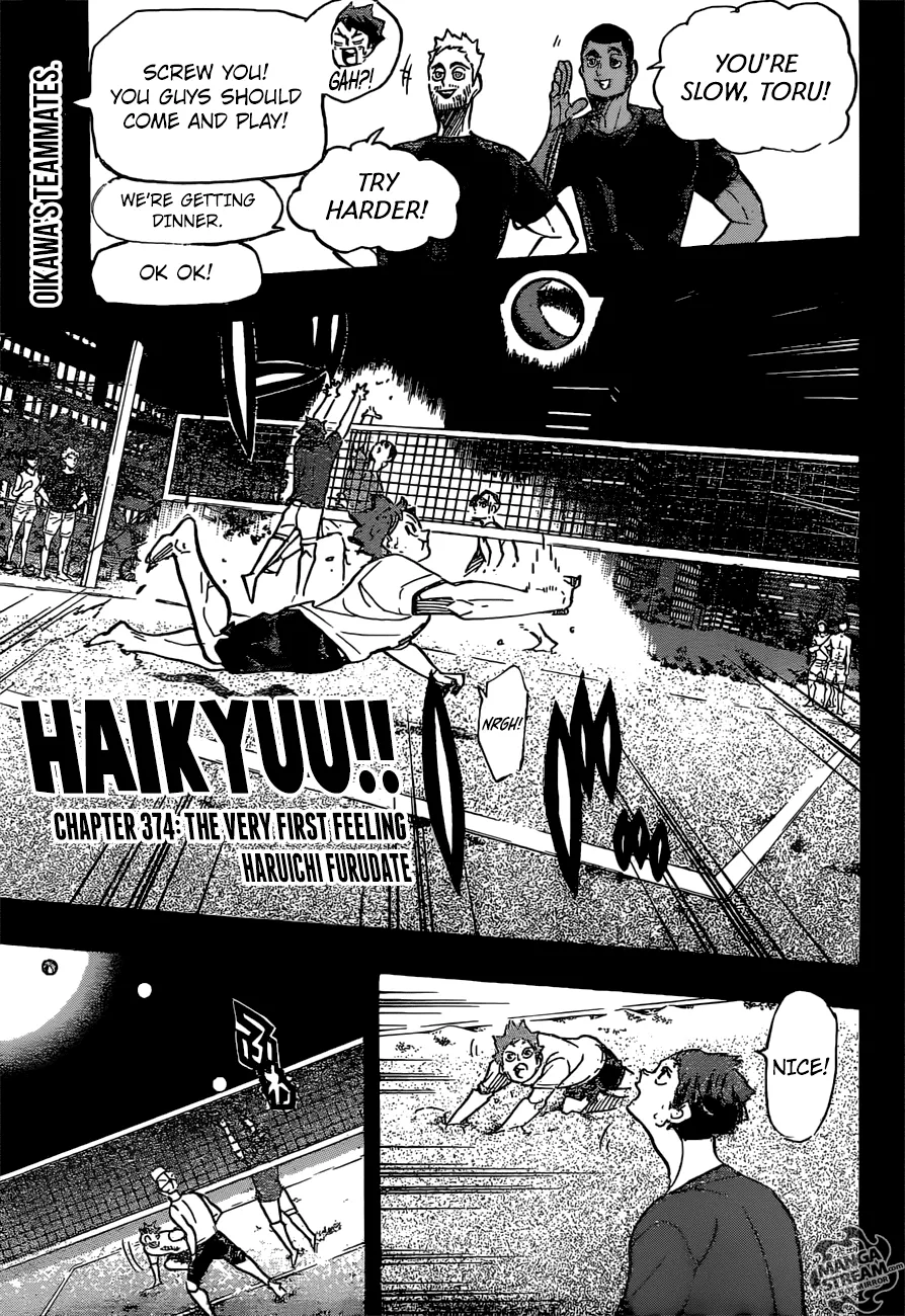 Read Haikyu!! Chapter 374 - The Very First Feeling Online